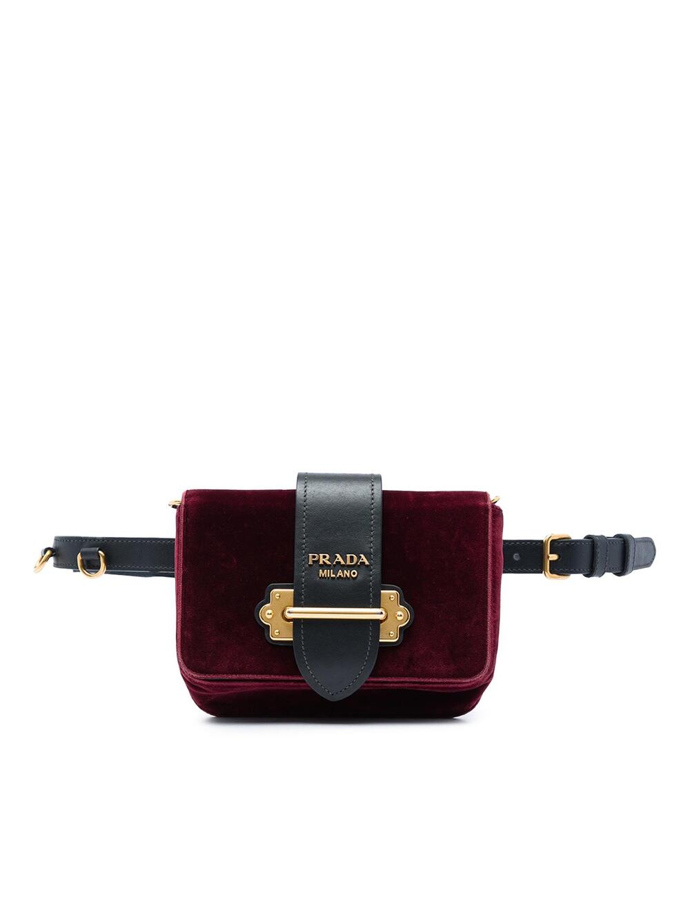 Prada Velvet Cahier Convertible Belt #368362P62B